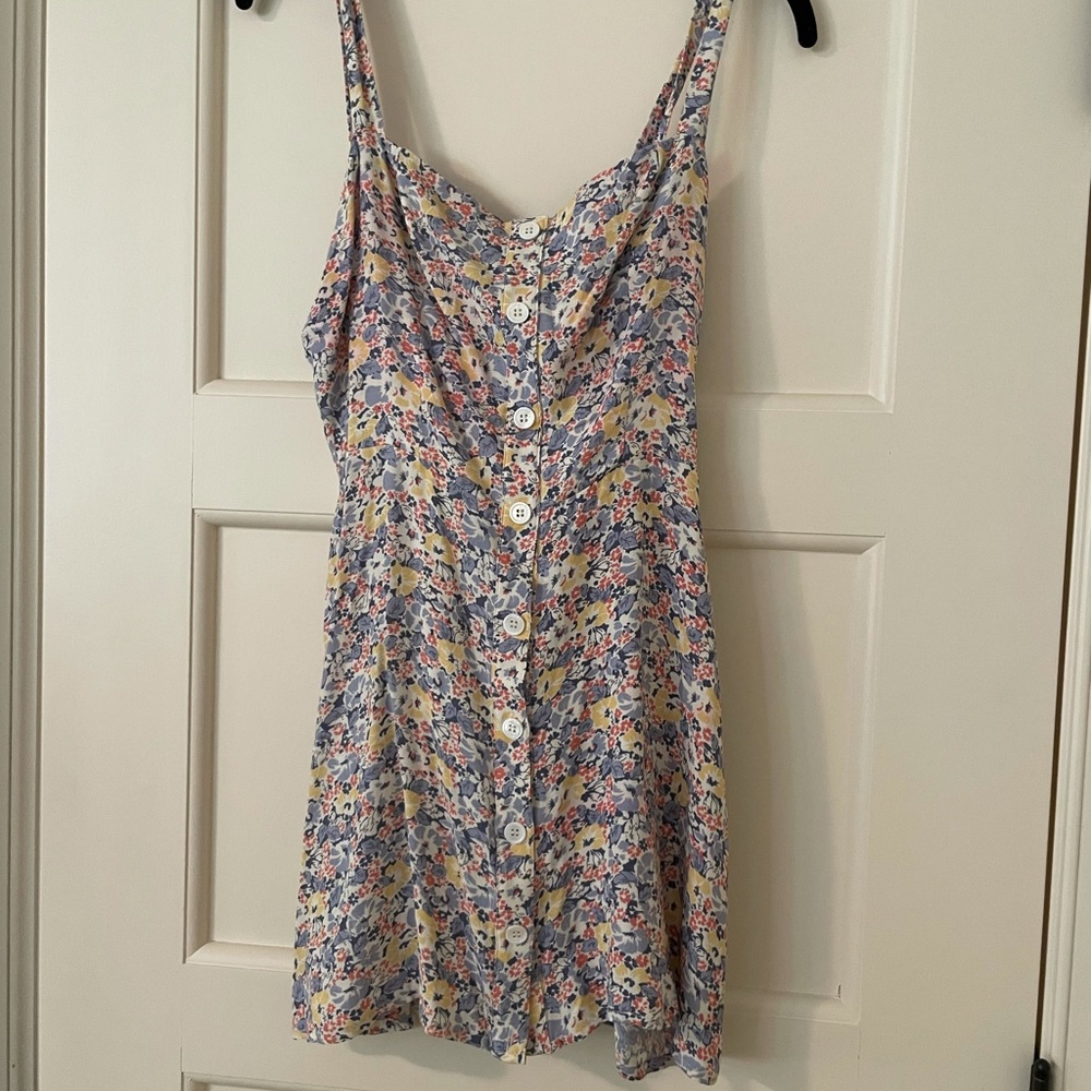 Reformation Super Cute Button Down Mini Dress - image 1